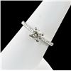 Image 2 : 1.07 ctw CENTER Diamond 18K White Gold Ring (1.25 ctw Diamonds)