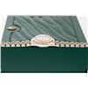 Image 7 : Rolex Ladies 18K 2T Sapphire Quickset Ivory Pyramid Datejust 26mm with Box