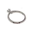 Image 3 : Tiffany & Co. Solitaire size 4 Ring 950 Platinum, .27 ctw Diamond 950 Platinum,