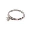 Image 4 : Tiffany & Co. Solitaire size 4 Ring 950 Platinum, .27 ctw Diamond 950 Platinum,