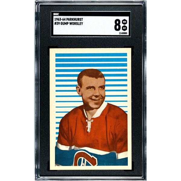 1963-64 Parkhurst #39 Gump Worsley (SGC 8)