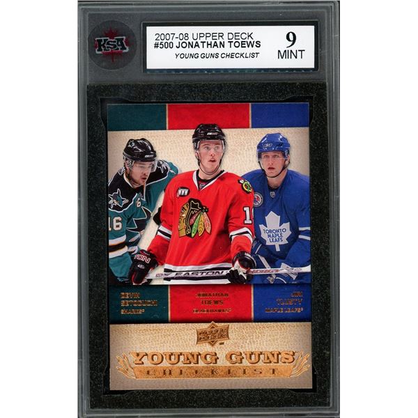 2007 Upper Deck Young Guns Checklist - Jonathan Toews - KSA 9
