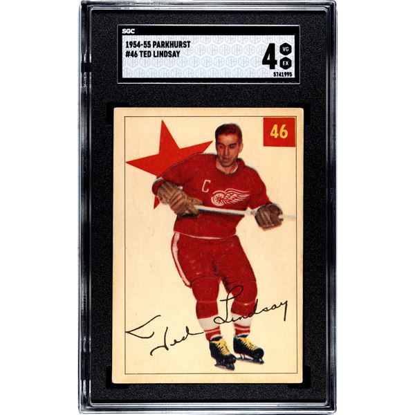 1954-55 Parkhurst #46 Ted Lindsay (SGC 4)