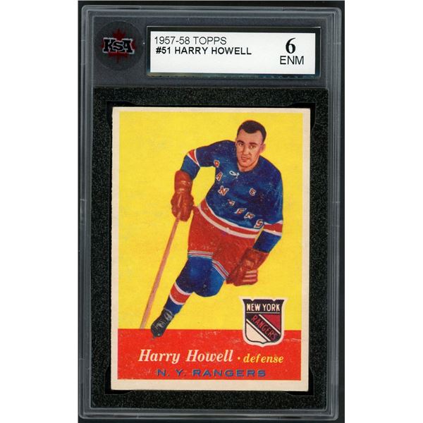1957-58 Topps #51 Harry Howell (KSA 6.5)