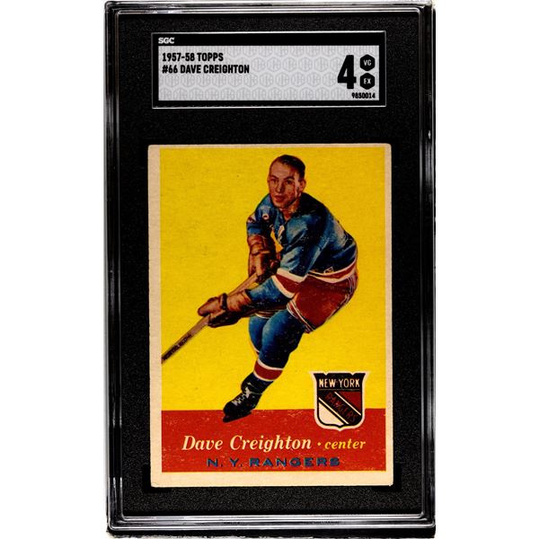 1957-58 Topps #66 Dave Creighton (SGC 4)
