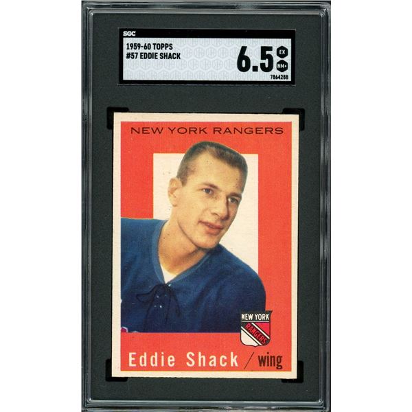 1959-60 Topps #57 Eddie Shack (SGC 6.5)