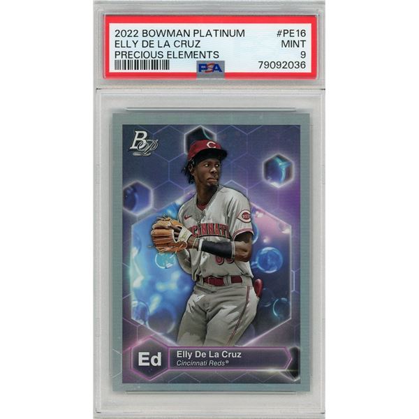 2022 Bowman Platinum Elly De La Cruz - Precious Elements - PSA 9