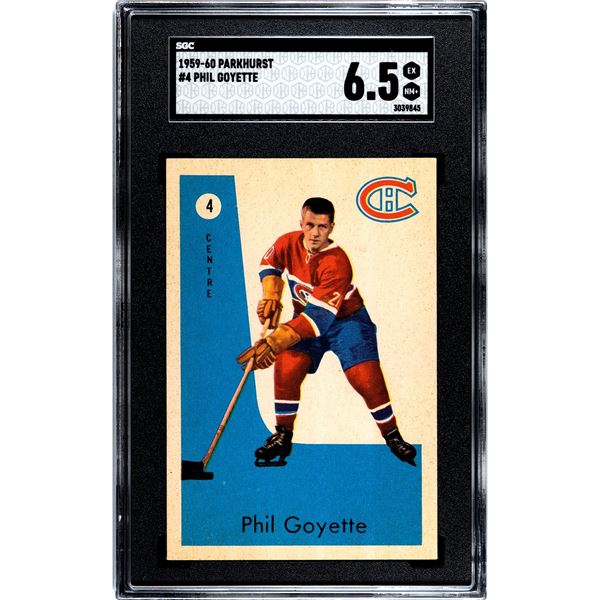 1959-60 Parkhurst #4 Phil Goyette (SGC 6.5)
