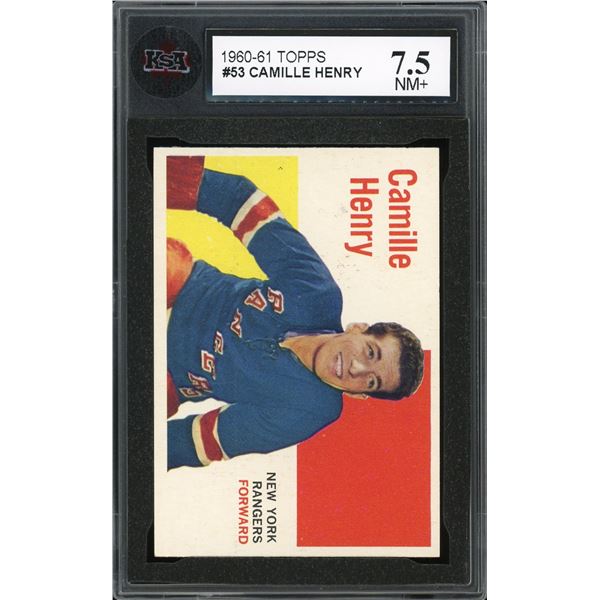 1960-61 Topps #53 Camille Henry (KSA 7.5)