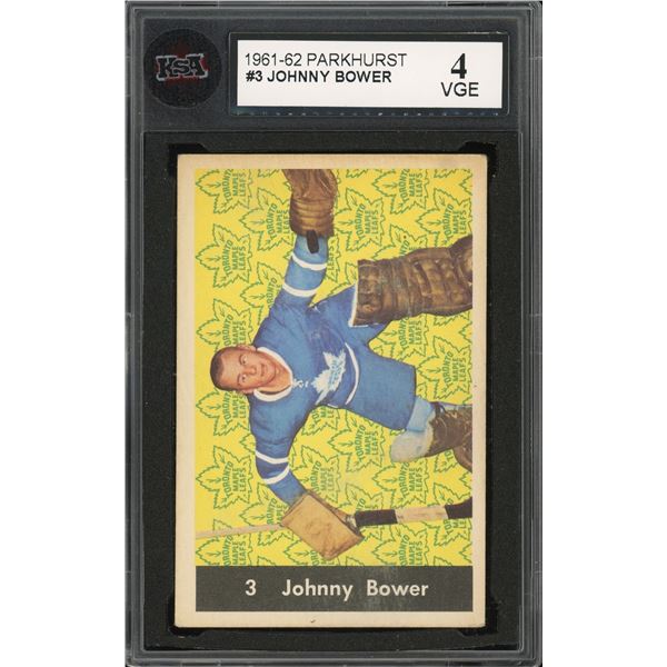 1961-62 Parkhurst #3 Johnny Bower (KSA 4)