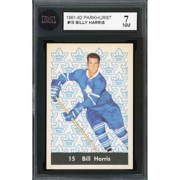 1961-62 Parkhurst #15 Billy Harris (KSA 7)