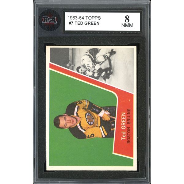 1963-64 Topps #7 Ted Green (KSA 8)
