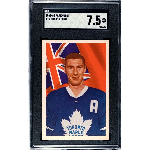 1963-64 Parkhurst #12 Bob Pulford (SGC 7.5)