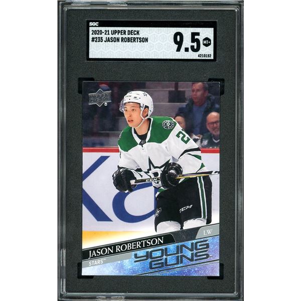 2020 Upper Deck Young Guns Jason Robertson - SGC 9.5