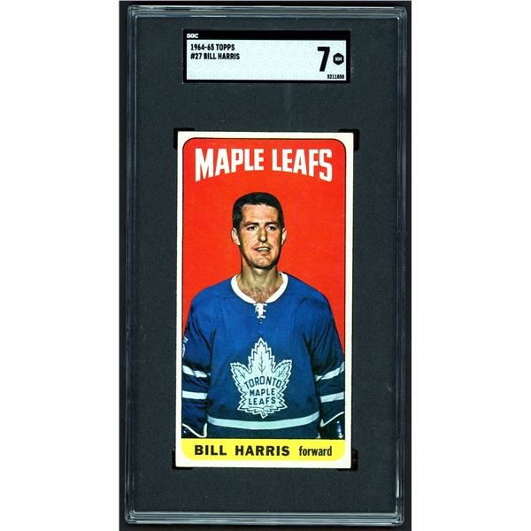 1964-65 Topps #27 Billy Harris SP (SGC 7)