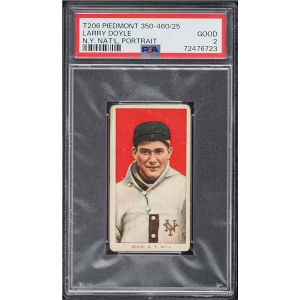 1909-11 T206 #149 Larry Doyle (PSA 2)