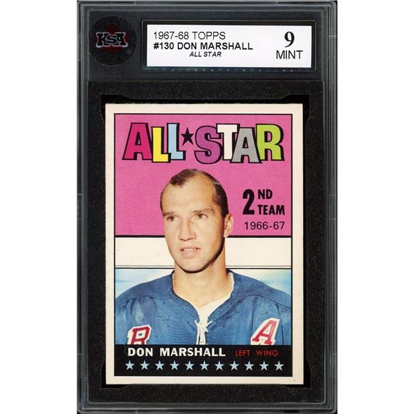 1967-68 Topps #130 Don Marshall AS (KSA 9)