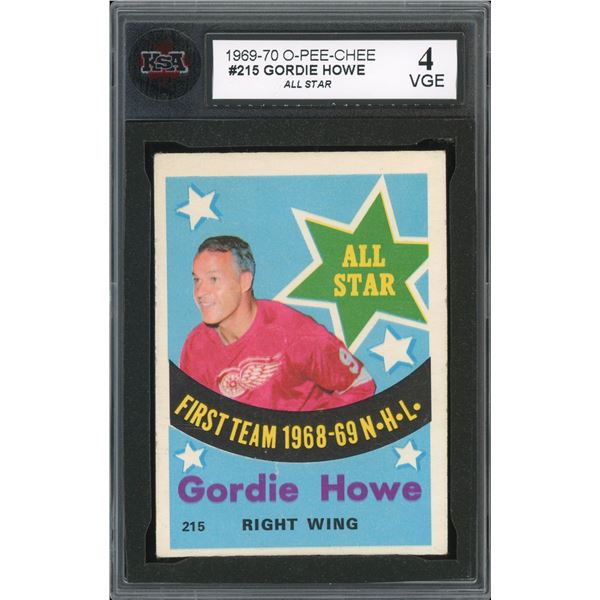 1969-70 O-Pee-Chee #215 Gordie Howe AS (KSA 4)