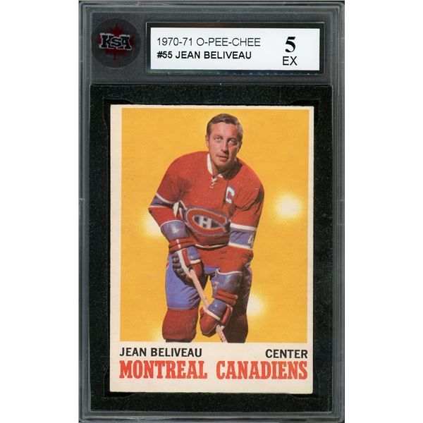1970-71 O-Pee-Chee #55 Jean Beliveau (KSA 5)