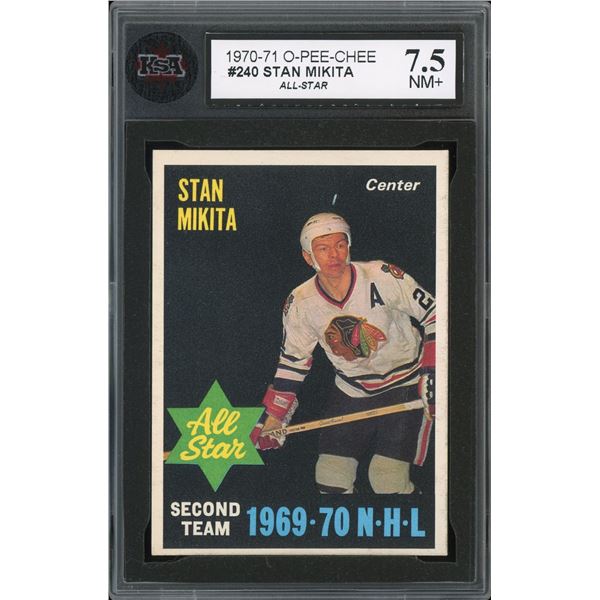 1970-71 O-Pee-Chee #240 Stan Mikita AS (KSA 7.5)