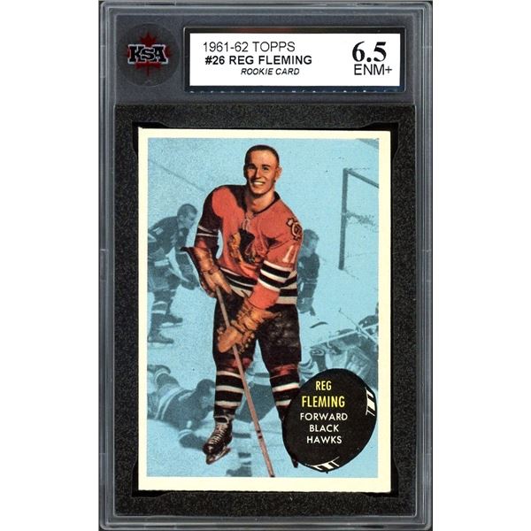 1961-62 Topps #26 Reg Fleming RC (KSA 6.5)