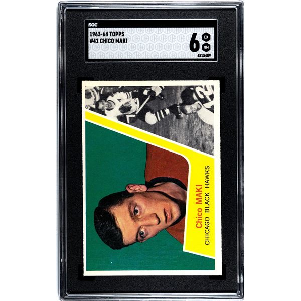 1963-64 Topps #41 Chico Maki (SGC 6)