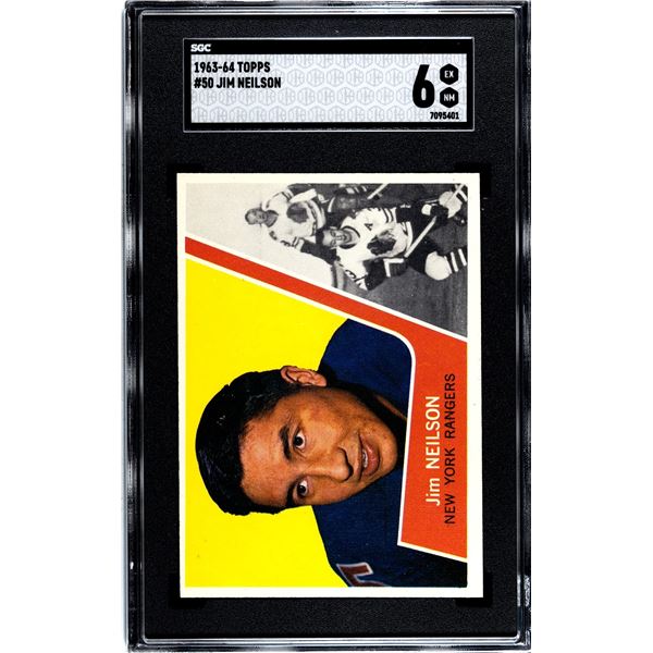 1963-64 Topps #50 Jim Neilson (SGC 6)
