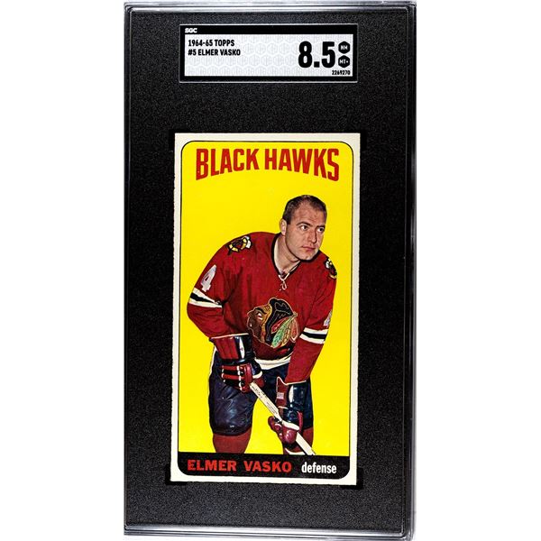 1964-65 Topps #5 Moose Vasko (SGC 8.5)