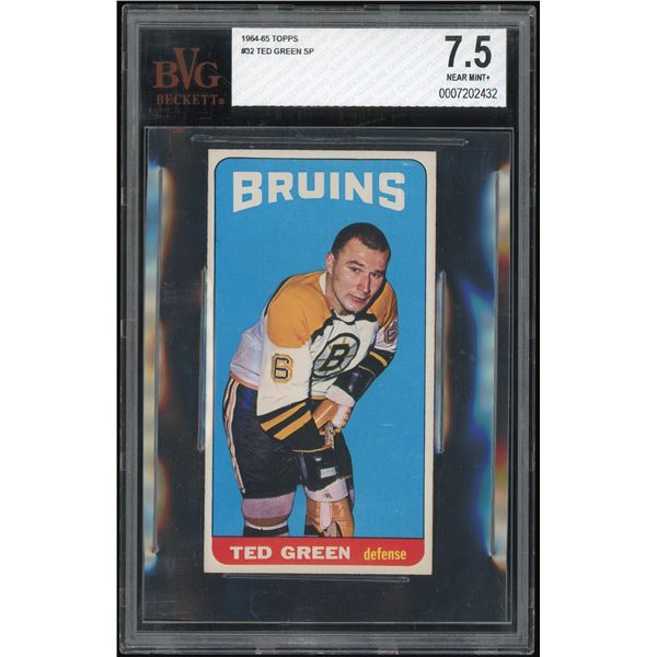 1964-65 Topps #32 Ted Green SP (BVG 7.5)
