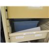 Image 11 : Contents of Pallet: Multi-Section Cabinet, Rolling & Office Chairs, Plastic Storage Bin, etc