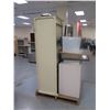 Image 2 : Contents of Pallet: Multi-Section Cabinet, Rolling & Office Chairs, Plastic Storage Bin, etc