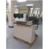 Image 3 : Contents of Pallet: Multi-Section Cabinet, Rolling & Office Chairs, Plastic Storage Bin, etc