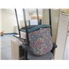Image 6 : Contents of Pallet: Multi-Section Cabinet, Rolling & Office Chairs, Plastic Storage Bin, etc