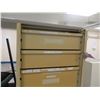 Image 8 : Contents of Pallet: Multi-Section Cabinet, Rolling & Office Chairs, Plastic Storage Bin, etc