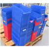 Image 1 : Qty Approx. 170+ Akro-Mils 30-130 Plastic Shelf Bins, Red & Blue