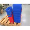Image 3 : Qty Approx. 170+ Akro-Mils 30-130 Plastic Shelf Bins, Red & Blue