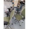 Image 2 : Qty 6 Rolling Office Armchairs w/ Upholstered Backs & Seats, Misc Styles & Sizes