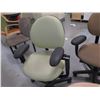 Image 5 : Round Table & 5 Rolling Office Armchairs w/ Upholstered Backs & Seats, Misc Styles & Sizes