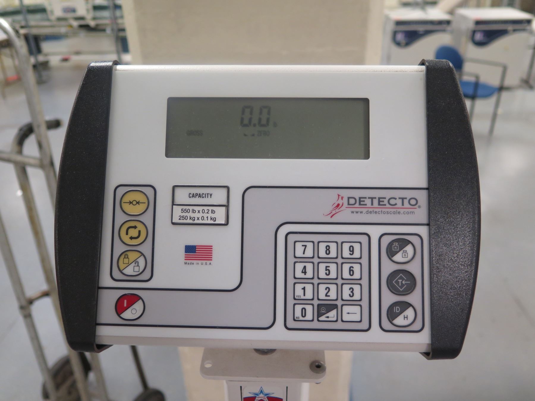 758c Detecto 758C Weight Scale w/ Electronic Display