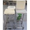 Image 1 : Qty 4 R&B Wire Products Rolling Hamper Carts