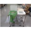 Image 3 : Qty 4 R&B Wire Products Rolling Hamper Carts