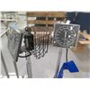 Image 7 : Misc Medical Equipment: Bedside Commode, Tycos Blood Pressure Gauges, IV Poles, etc