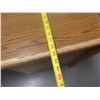 Image 16 : Wooden Desk 63"x29"x29"H w/ Side Cabinet 72"L & 2-Drawer File, etc