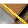 Image 19 : Wooden Desk 63"x29"x29"H w/ Side Cabinet 72"L & 2-Drawer File, etc