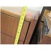 Image 22 : Wooden Desk 63"x29"x29"H w/ Side Cabinet 72"L & 2-Drawer File, etc