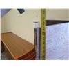Image 23 : Wooden Desk 63"x29"x29"H w/ Side Cabinet 72"L & 2-Drawer File, etc