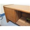 Image 3 : Wooden Desk 63"x29"x29"H w/ Side Cabinet 72"L & 2-Drawer File, etc