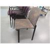 Image 3 : Qty 5 Chairs (4 Stackable) w/ Padded Backs & Seats, Misc Styles & Sizes