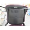 Image 5 : Qty 5 Chairs (4 Stackable) w/ Padded Backs & Seats, Misc Styles & Sizes