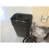 Image 2 : Misc Cleaning Equipment: Waste Cans, Mop Bucket, Fan, etc w/ Inflatable Snowman